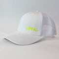 LOVE ALL Neon Yellow on White (PRE-ORDER ONLY)