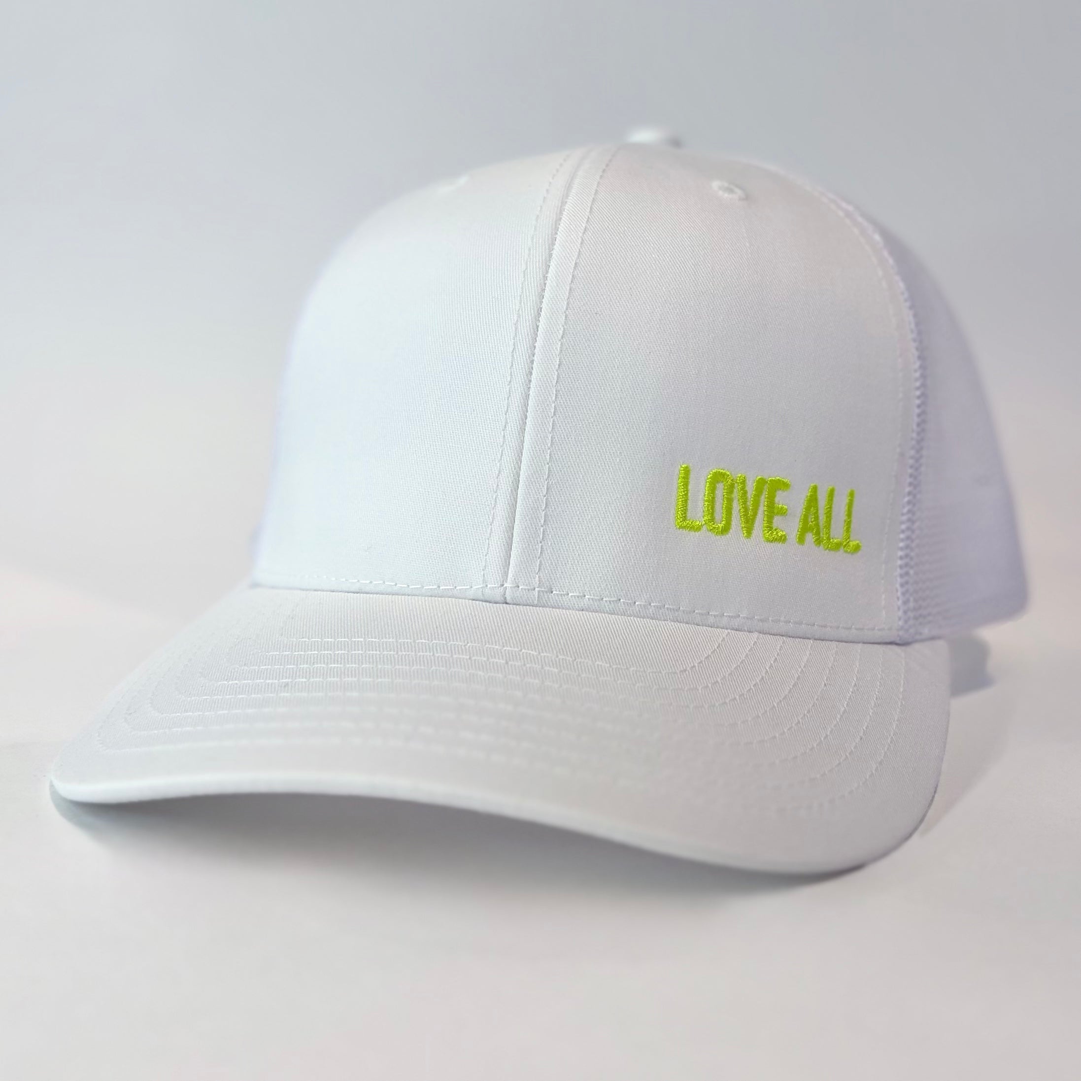 LOVE ALL Neon Yellow on White (PRE-ORDER ONLY)
