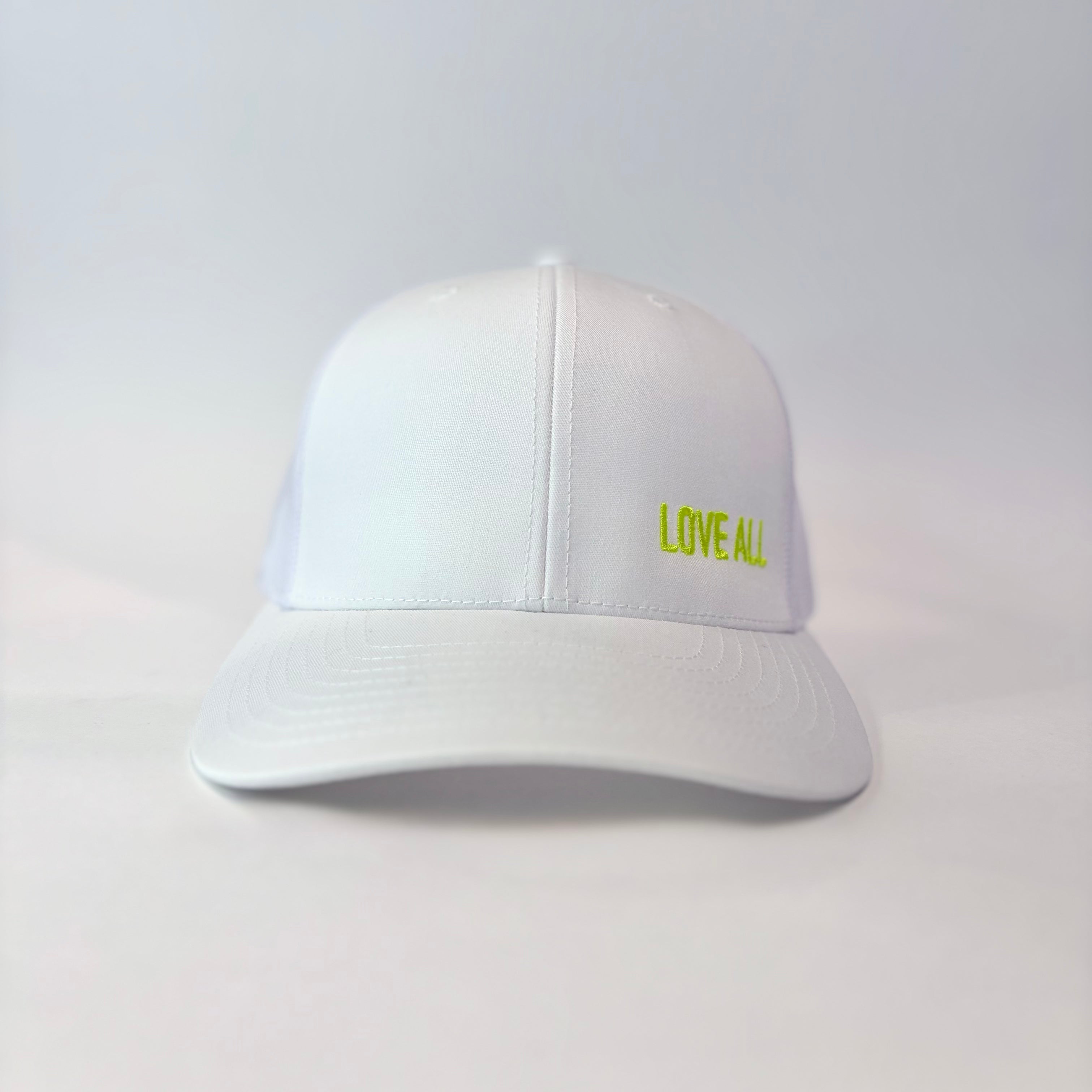 LOVE ALL Neon Yellow on White (PRE-ORDER ONLY)